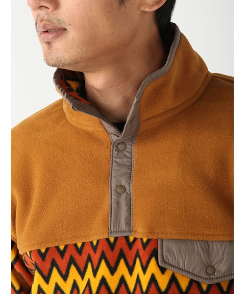 MANASTASH（マナスタッシュ）の「MANASTASH/マナスタッシュ ZIG ZAG FLEECE (617)（ジャケット/アウター・メンズ・ORANGE/ROYAL・M/L）」の14枚目の写真