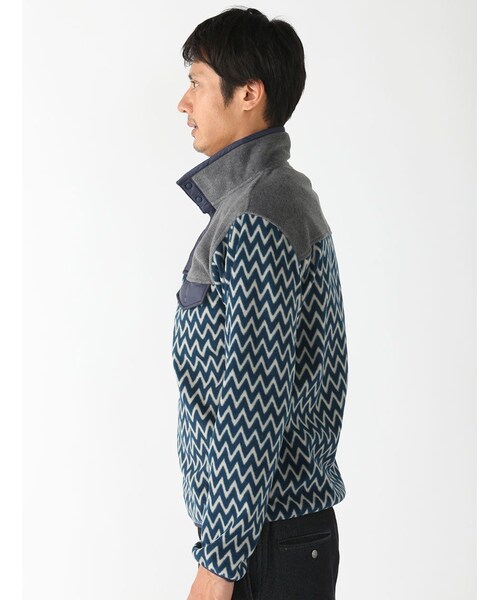 MANASTASH（マナスタッシュ）の「MANASTASH/マナスタッシュ ZIG ZAG FLEECE (617)（ジャケット/アウター・メンズ・ORANGE/ROYAL・M/L）」の4枚目の写真