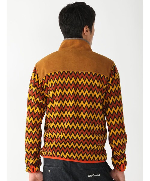 MANASTASH（マナスタッシュ）の「MANASTASH/マナスタッシュ ZIG ZAG FLEECE (617)（ジャケット/アウター・メンズ・ORANGE/ROYAL・M/L）」の13枚目の写真