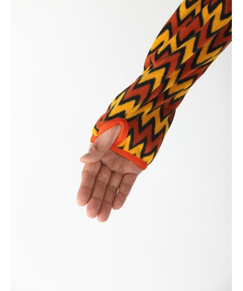 MANASTASH（マナスタッシュ）の「MANASTASH/マナスタッシュ ZIG ZAG FLEECE (617)（ジャケット/アウター・メンズ・ORANGE/ROYAL・M/L）」の18枚目の写真