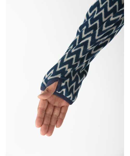 MANASTASH（マナスタッシュ）の「MANASTASH/マナスタッシュ ZIG ZAG FLEECE (617)（ジャケット/アウター・メンズ・ORANGE/ROYAL・M/L）」の10枚目の写真