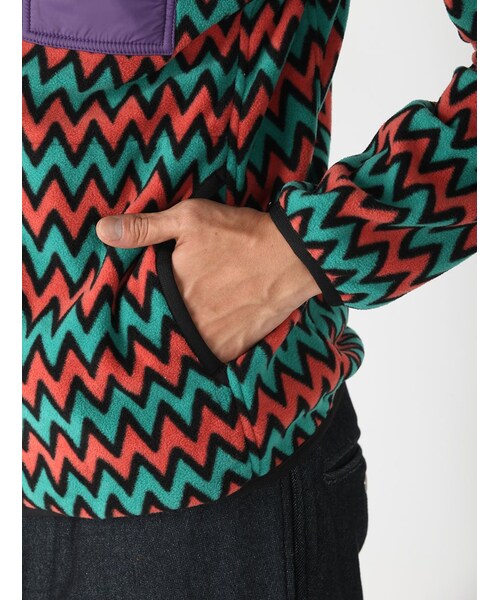 MANASTASH（マナスタッシュ）の「MANASTASH/マナスタッシュZIG ZAG FLEECE PARKA (617)（ジャケット/アウター・メンズ・D/PINK/ORANGE/ROYAL・M/L/XL）」の16枚目の写真