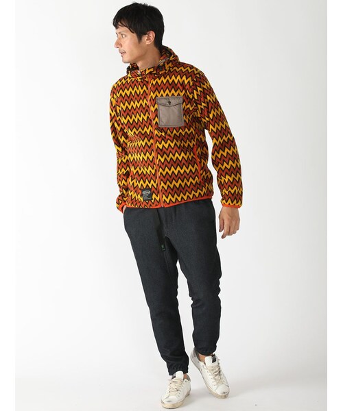 MANASTASH（マナスタッシュ）の「MANASTASH/マナスタッシュZIG ZAG FLEECE PARKA (617)（ジャケット/アウター・メンズ・D/PINK/ORANGE/ROYAL・M/L/XL）」の20枚目の写真