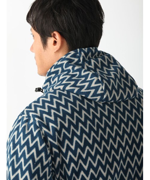 MANASTASH（マナスタッシュ）の「MANASTASH/マナスタッシュZIG ZAG FLEECE PARKA (617)（ジャケット/アウター・メンズ・D/PINK/ORANGE/ROYAL・M/L/XL）」の9枚目の写真