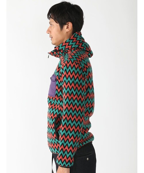 MANASTASH（マナスタッシュ）の「MANASTASH/マナスタッシュZIG ZAG FLEECE PARKA (617)（ジャケット/アウター・メンズ・D/PINK/ORANGE/ROYAL・M/L/XL）」の12枚目の写真