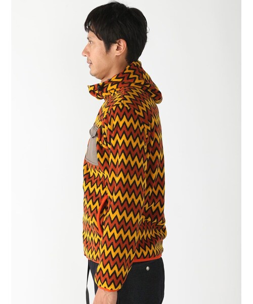 MANASTASH（マナスタッシュ）の「MANASTASH/マナスタッシュZIG ZAG FLEECE PARKA (617)（ジャケット/アウター・メンズ・D/PINK/ORANGE/ROYAL・M/L/XL）」の21枚目の写真