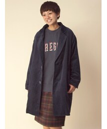 w closet | 16Wコーデュロイチェスターコート(トップス)