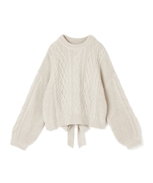 GRL | バックスリットケーブル編みニットトップス(ニット/セーター)