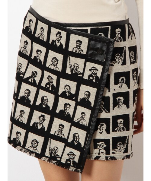 io(イオ)の「ioSAMUEL スカート(その他・レディース・099 ブラック・2)」の3枚目の写真