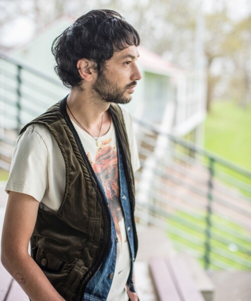 glamb（グラム）の「Alexa denim gilet（ジャケット/アウター・メンズ・Khaki/Black/Burgundy・Size1/Size2/Size3/Size4）」の10枚目の写真