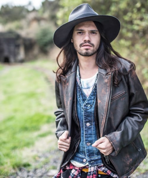 glamb（グラム）の「Alexa denim gilet（ジャケット/アウター・メンズ・Khaki/Black/Burgundy・Size1/Size2/Size3/Size4）」の11枚目の写真