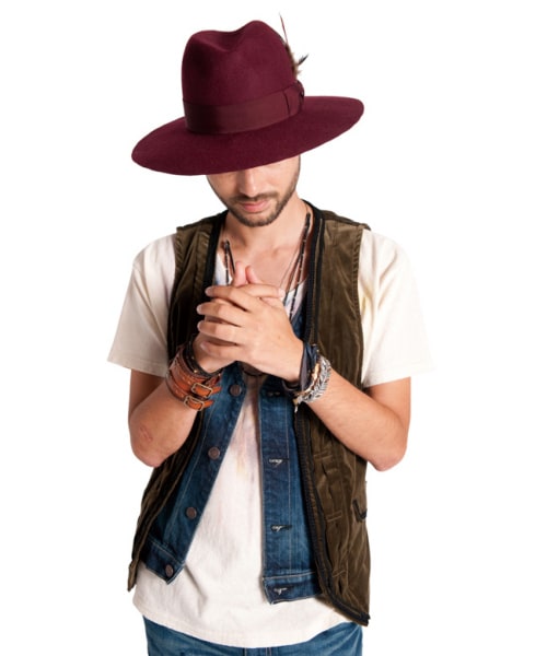 glamb（グラム）の「Alexa denim gilet（ジャケット/アウター・メンズ・Khaki/Black/Burgundy・Size1/Size2/Size3/Size4）」の8枚目の写真