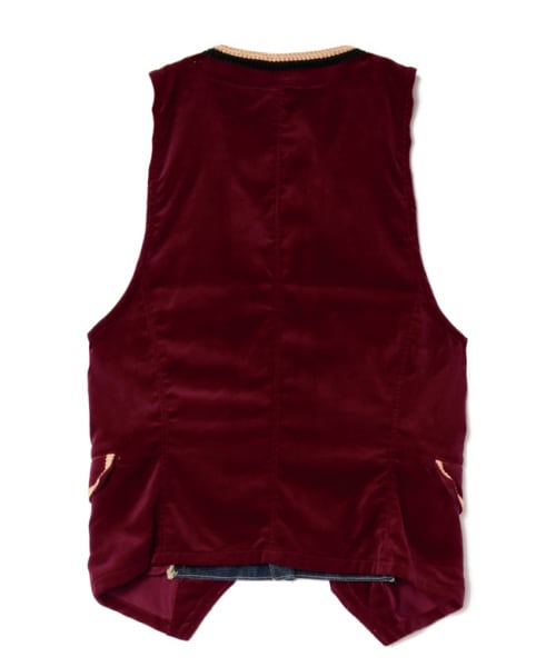 glamb（グラム）の「Alexa denim gilet（ジャケット/アウター・メンズ・Khaki/Black/Burgundy・Size1/Size2/Size3/Size4）」の4枚目の写真