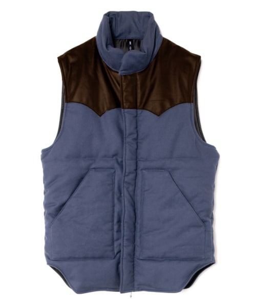 glamb（グラム）の「Kane down vest（ジャケット/アウター・メンズ・Black/Navy/Brown・Size1/Size2/Size3/Size4）」の2枚目の写真