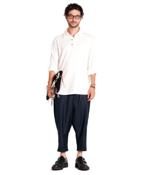 glamb（グラム）の「Persis sarrouel slacks（パンツ・メンズ・Navy/Burgundy・Size1/Size2/Size3/Size4）」の12枚目の写真