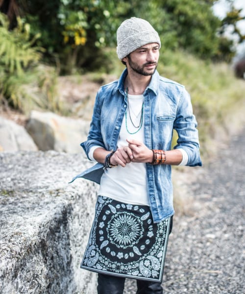 glamb(グラム)の「Jerino pants(パンツ・メンズ・Black/White・Size1/Size2/Size3/Size4)」の12枚目の写真