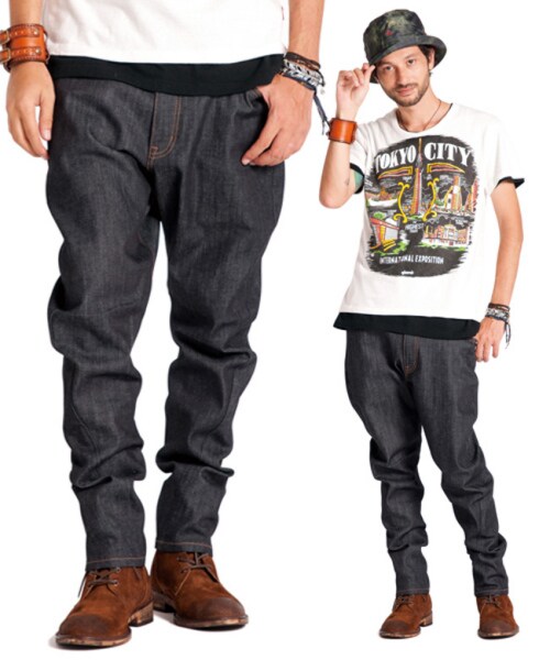 glamb（グラム）の「Poly denim（パンツ・メンズ・Indigo/Black・Size1/Size2/Size3/Size4）」の5枚目の写真