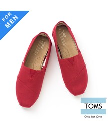 TOMS | TOMS トムス メンズ Canvas Men's Classics -Red toms-mens-red(シューズ)