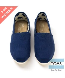 TOMS | TOMS トムス レディース Canvas Women's Classics -Navy toms-classics-ladys-navy(シューズ)