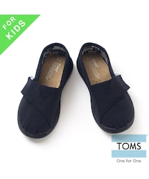 TOMS | TOMS トムス キッズ Canvas Tiny Classics -Black toms-toddler-black(シューズ)