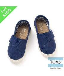 TOMS | TOMS トムス キッズ Canvas Tiny Classics -Navy toms-toddler-navy(シューズ)