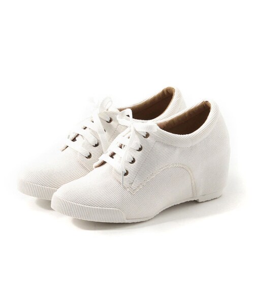 mysty woman（ミスティウーマン）の「インヒールスニーカー（シューズ・レディース・オフホワイト/ネイビー/ブラック・M/L）」の12枚目の写真