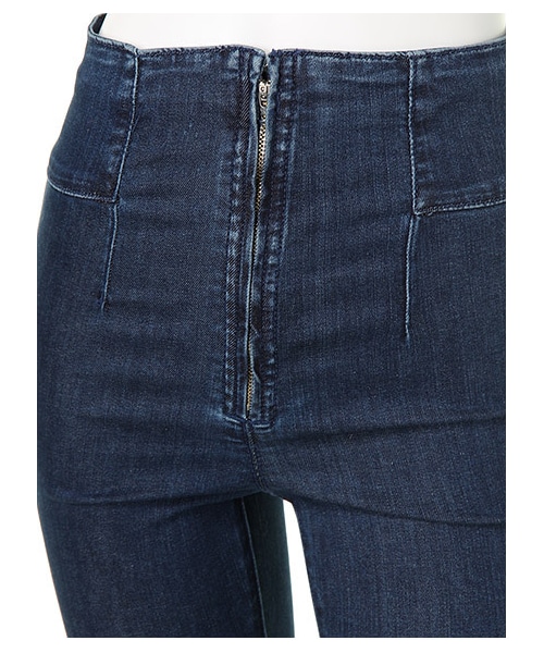 SPIRALGIRL（スパイラルガール）の「Fファスナーデニムハイウエストスキニー14AW（パンツ・レディース・インディゴブルー/ネイビー・1/2）」の6枚目の写真