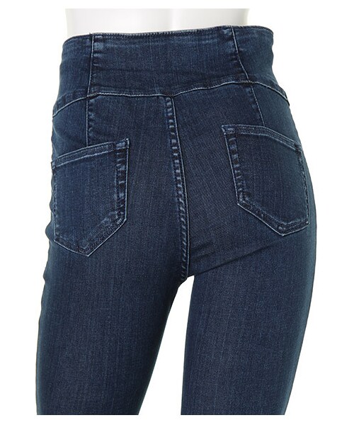 SPIRALGIRL（スパイラルガール）の「Fファスナーデニムハイウエストスキニー14AW（パンツ・レディース・インディゴブルー/ネイビー・1/2）」の8枚目の写真