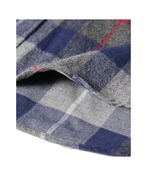 URBAN RESEARCH DOORS(アーバンリサーチドアーズ)の「GYMPHLEX 60/2ビエラ起毛チェックシャツ(トップス・メンズ・GREY/NAVY/GREY/BLUE/GREEN/BROWN/NAVY/IVORY・M/L)」の18枚目の写真