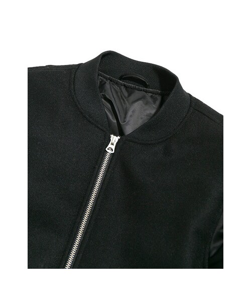 URBAN RESEARCH(アーバンリサーチ)の「URiD FABRIC MIX MA-1(ジャケット/アウター・メンズ・BLACK/GRAY・M/L)」の3枚目の写真