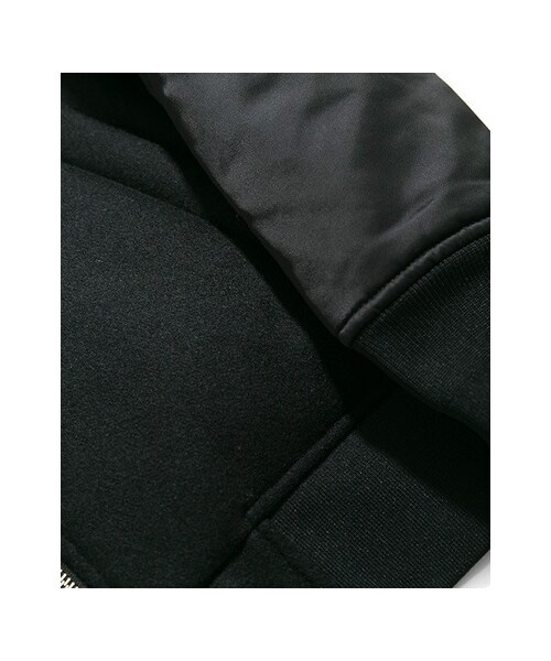 URBAN RESEARCH(アーバンリサーチ)の「URiD FABRIC MIX MA-1(ジャケット/アウター・メンズ・BLACK/GRAY・M/L)」の7枚目の写真