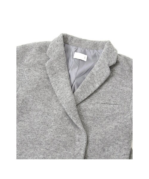 KBF（ケイビーエフ）の「ロングガウンコート（ジャケット/アウター・レディース・OFF/L/GRAY/GRAY・one）」の9枚目の写真