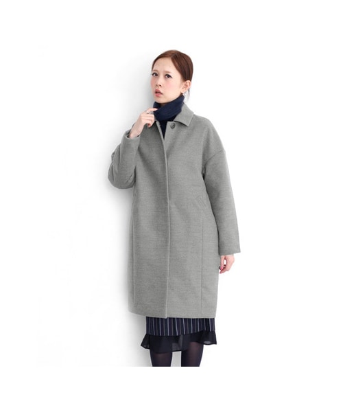 KBF（ケイビーエフ）の「コクーンシルエットコート（ジャケット/アウター・レディース・CAMEL/GRAY/NAVY・one）」の5枚目の写真