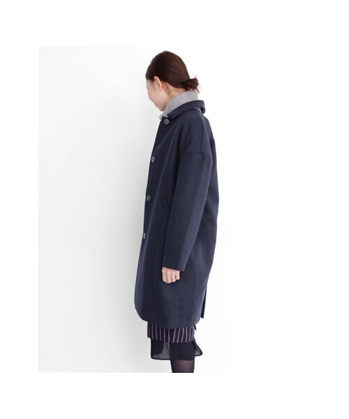 KBF（ケイビーエフ）の「コクーンシルエットコート（ジャケット/アウター・レディース・CAMEL/GRAY/NAVY・one）」の7枚目の写真