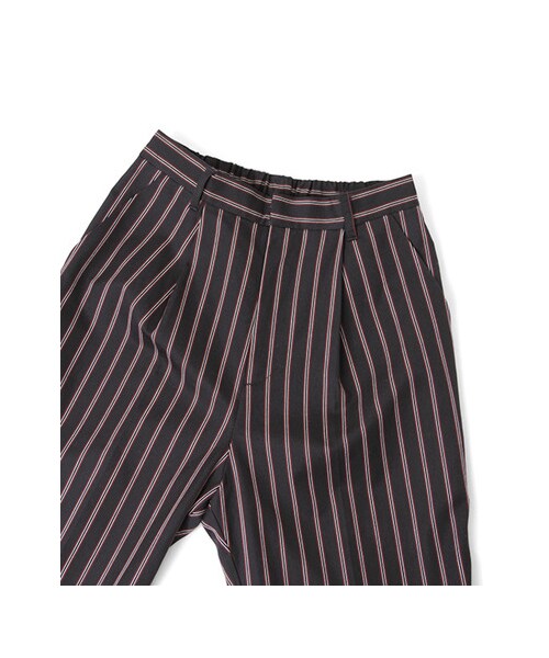 KBF（ケイビーエフ）の「レジメンタルストライプパンツ（パンツ・レディース・BORDEAUX/NAVY・one）」の8枚目の写真