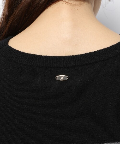 BARNYARDSTORM（バンヤードストーム）の「≪WEB先行予約≫ボーダーニット（トップス・ブラック/キャメル・S(0)/M(1)）」の19枚目の写真