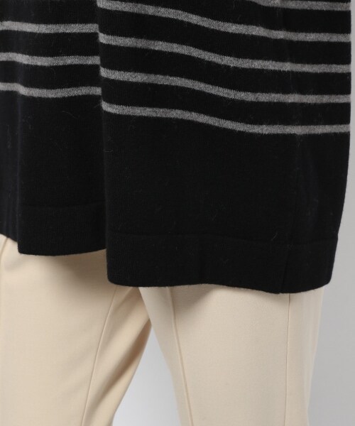 BARNYARDSTORM（バンヤードストーム）の「≪WEB先行予約≫ボーダーニット（トップス・ブラック/キャメル・S(0)/M(1)）」の17枚目の写真