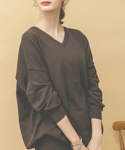 UR Lab.（アーバンリサーチラボ）の「UR Lab. モチモチドルマンVネック