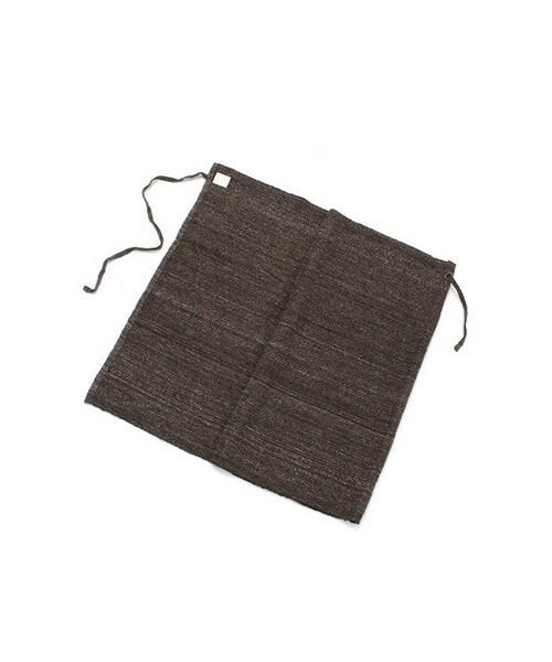 かぐれ（カグレ）の「PUENTE 手紡ぎアルパカ手織り巻きスカート