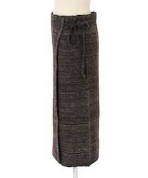 PUENTE プエンテ　手織り巻きスカート　ロング丈83cm 20141012030608821_215.jpg