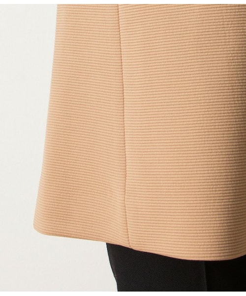 ROPE'（ロペ）の「【トールサイズ】ジップノーカラーコート（アウター・ワンピース・レディース・ブラック/キャメル・EX2/EX3）」の10枚目の写真