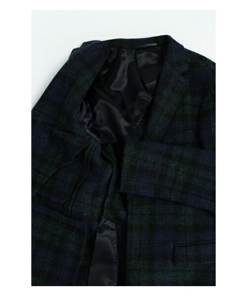 EDIFICE（エディフィス）の「HARRIS TWEED ブラックウォッチジャケット 