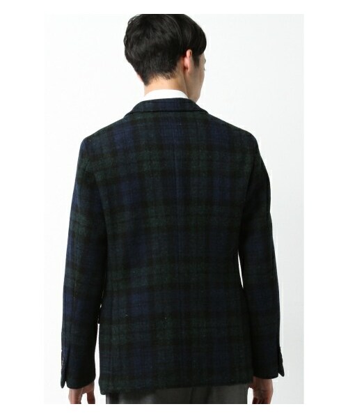 EDIFICE（エディフィス）の「HARRIS TWEED ブラックウォッチジャケット 