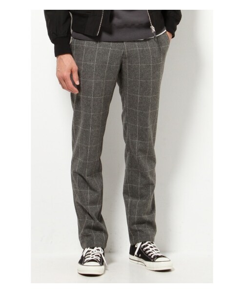 JOURNAL STANDARD(ジャーナルスタンダード)の「フラノウィンドペンスラックス(パンツ・メンズ・グレーB/ネイビー B・S/M/L)」の1枚目の写真