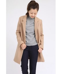 plage | ラムメルトン チェスターコート(ジャケット/アウター)