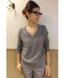 L'Appartement（アパルトモン）の「7G Vネック ニット（ニット
