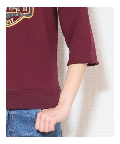 HOLIDAY（ホリデイ）の「《予約商品》BEAR SWEAT TOPS（トップス・レディース・WHITE/GRAY/BURGUNDY・ONE SIZE）」の7枚目の写真