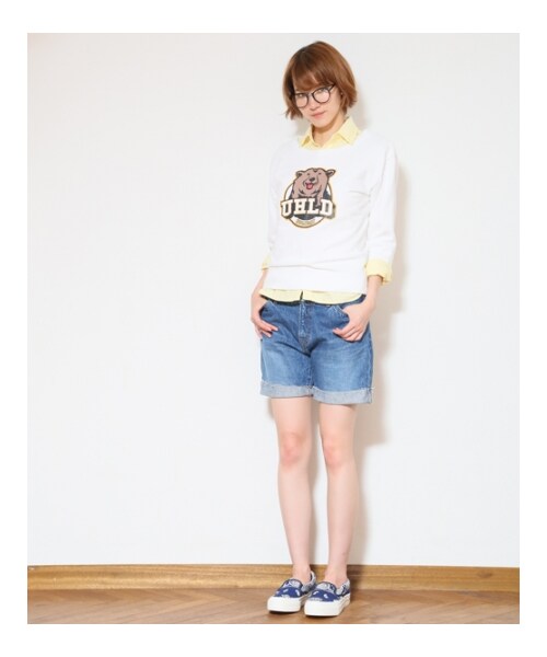 HOLIDAY（ホリデイ）の「《予約商品》BEAR SWEAT TOPS（トップス・レディース・WHITE/GRAY/BURGUNDY・ONE SIZE）」の9枚目の写真