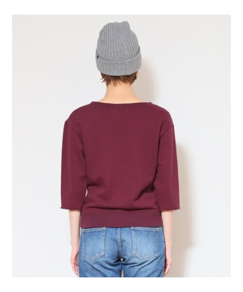 HOLIDAY（ホリデイ）の「《予約商品》BEAR SWEAT TOPS（トップス・レディース・WHITE/GRAY/BURGUNDY・ONE SIZE）」の5枚目の写真