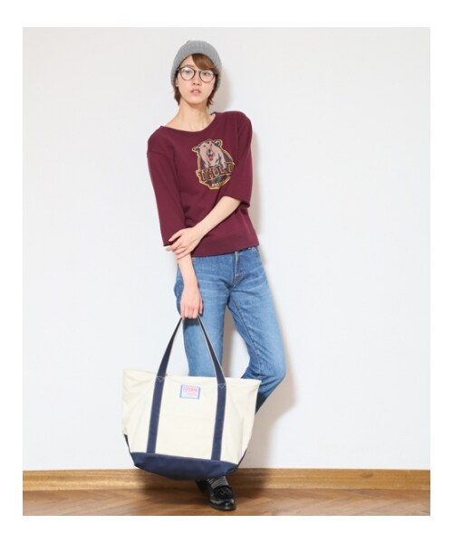 HOLIDAY（ホリデイ）の「《予約商品》BEAR SWEAT TOPS（トップス・レディース・WHITE/GRAY/BURGUNDY・ONE SIZE）」の11枚目の写真